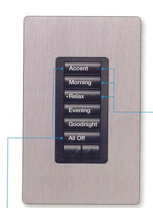 Lutron RadioRA 2 Keypad - Lighting Homes